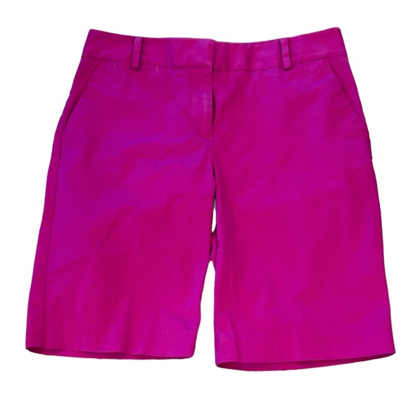 TALBOTS MAGENTA CHINO SHORTS - Picture 1 of 3